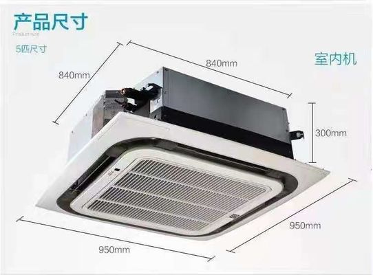 Het koelen en het Verwarmen Gespleten Airconditioner Muur Opgezette 1HP 9000btu R410