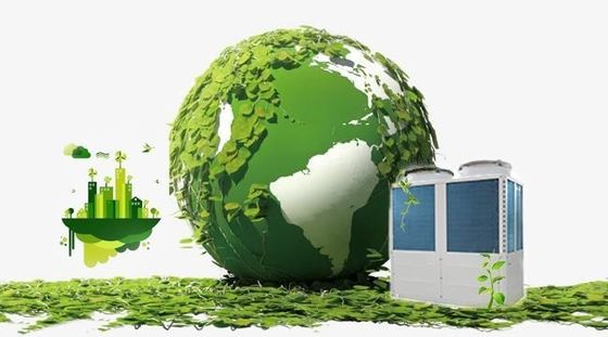 De commerciële R744-Warmtepomp Op hoge temperatuur van Co2 voor Huis het Verwarmen en het Koelen