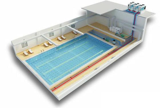 Van de de Energie van de Bron vloerverwarmingslucht Warmtepompairconditioning - besparing