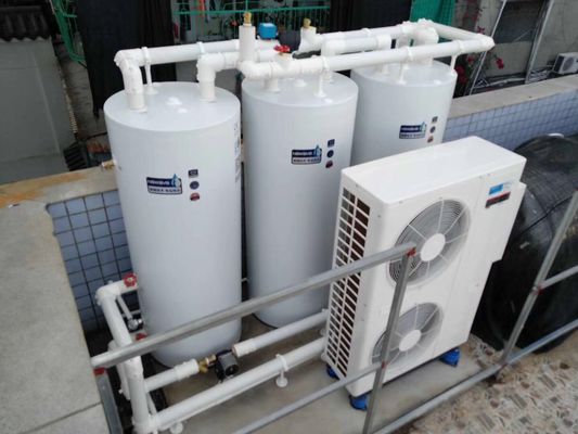 De Verwarmer lucht van het BronWarmtepompwater voor het Woon Verwarmen