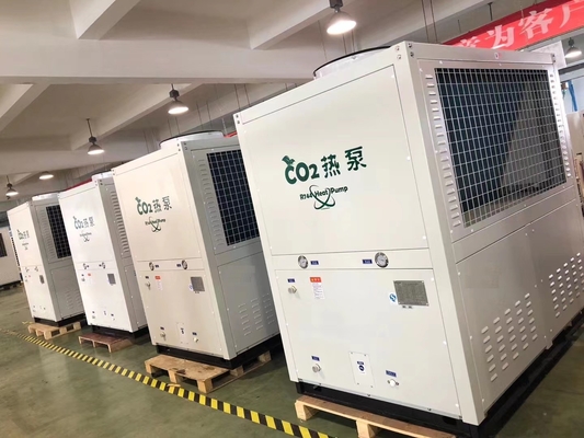 De Lucht van bron Co2 R744 Water BronWarmtepomp 37kw Commercieel voor Warm water