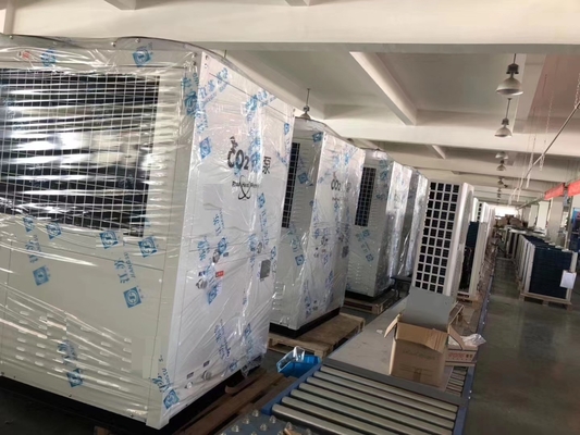 De Lucht van bron Co2 R744 Water BronWarmtepomp 37kw Commercieel voor Warm water