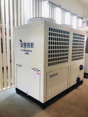 van de de Lage Temperatuur Veranderlijke Frequentie van 52Kw R410A de CascadeWarmtepomp voor Slachthuis