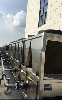 30kW Co2-Lucht BronWarmtepomp bij de Temperatuur van het Outputwater over 80°C